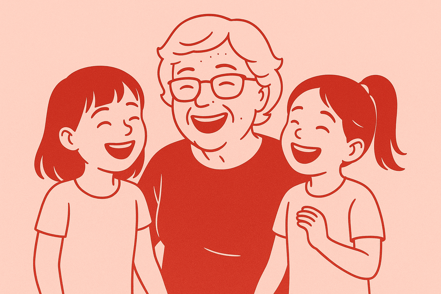 grand mère et ses deux filles